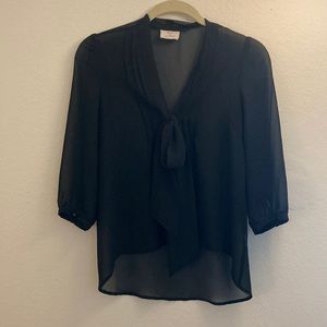 Pins and Needles Sheer Dress Blouse
